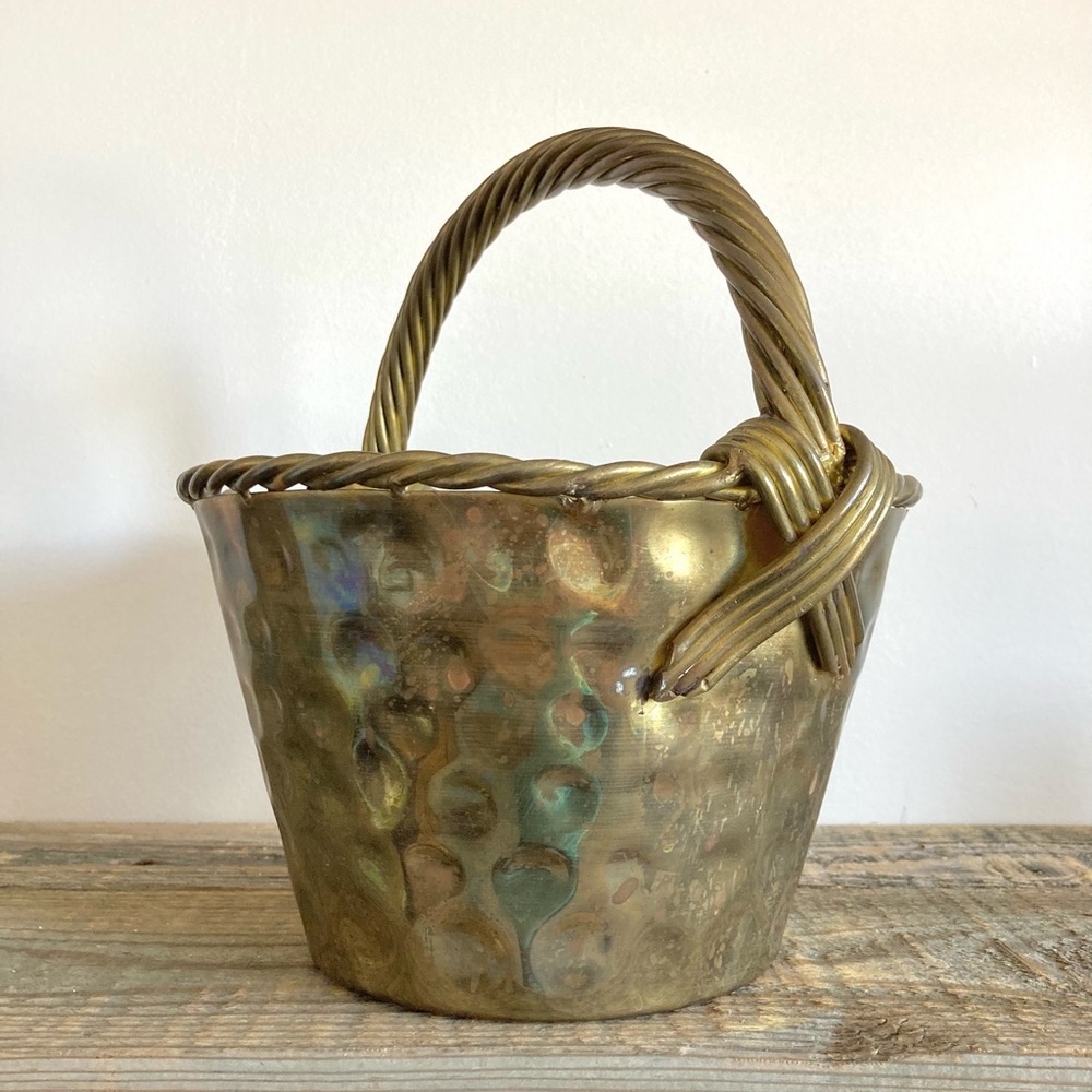 Brass basket